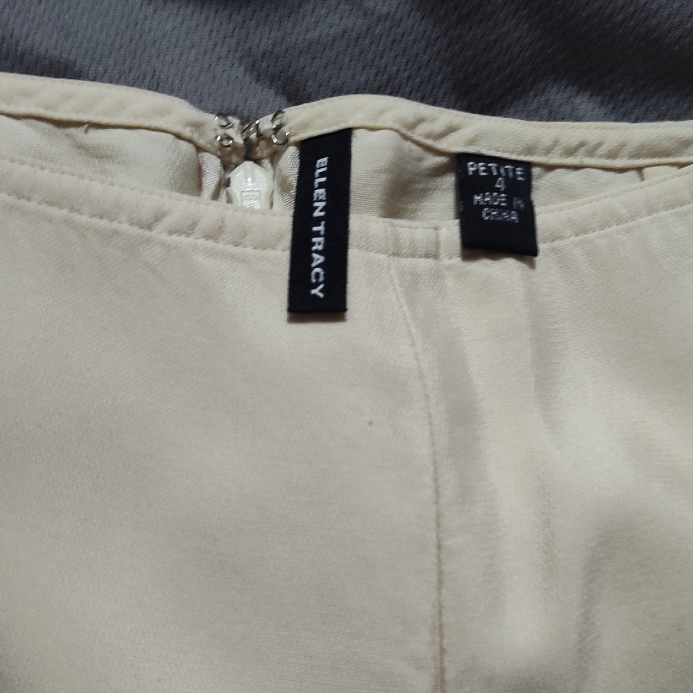 Ellen Tracy Women's Tan Dress Pants